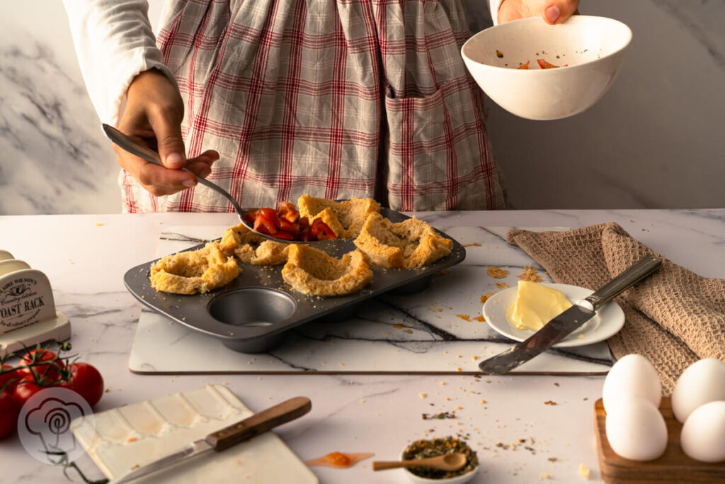 Herzhafte Frühstücksmuffins mit Ei 10 Herzhafte Frühstücksmuffins mit Ei Zubereitung