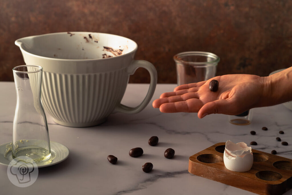 Kaffeebohnen Kekse 8 Kaffeebohnen Kekse - Zubereitung
