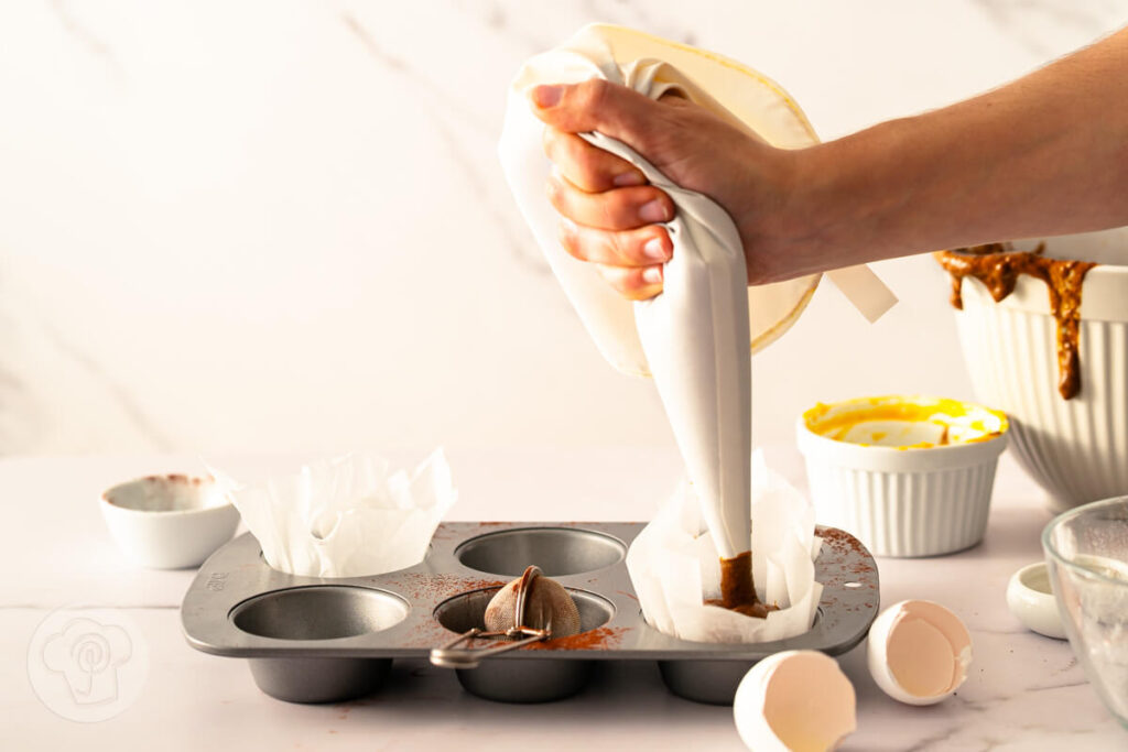 Kürbis Muffins mit Kaffee - Zubereitung