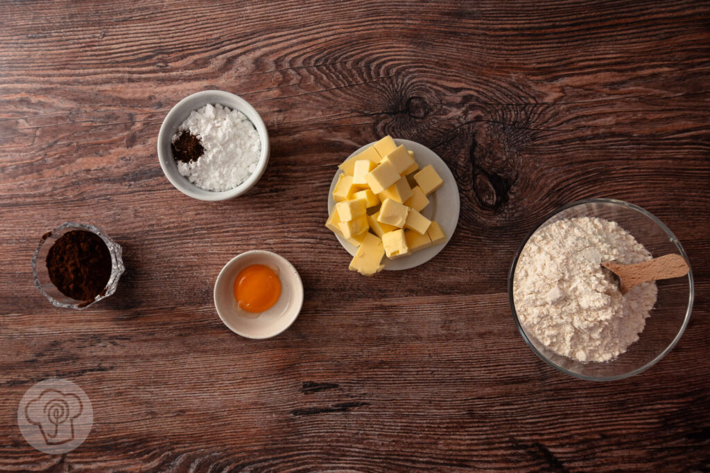 Aprikosenplätzchen Sacher Art - Sacherplätzchen - Zutaten