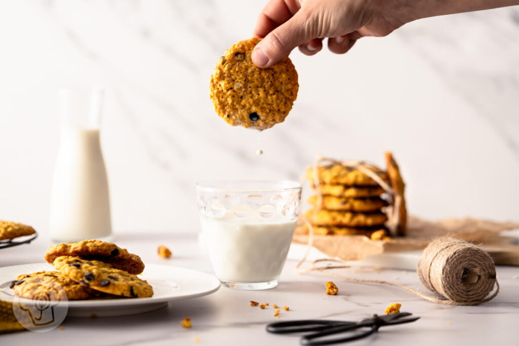 Kürbis Cookies mit Haferflocken 2 Kürbis Cookies mit Haferflocken