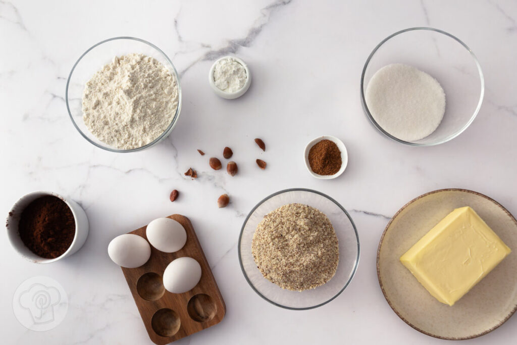 Saftiger Schoko-Gugelhupf mit Apfel 3 Saftiger Schoko-Gugelhupf mit Apfel - Zutaten