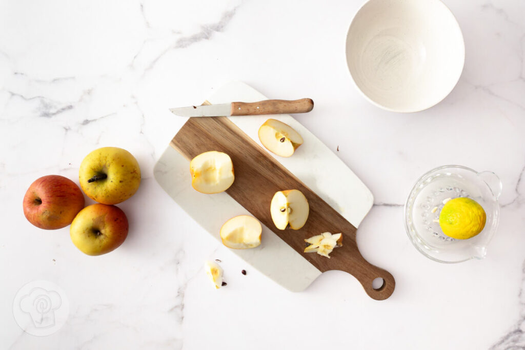 Saftiger Schoko-Gugelhupf mit Apfel 5 Saftiger Schoko-Gugelhupf mit Apfel - Zubereitung