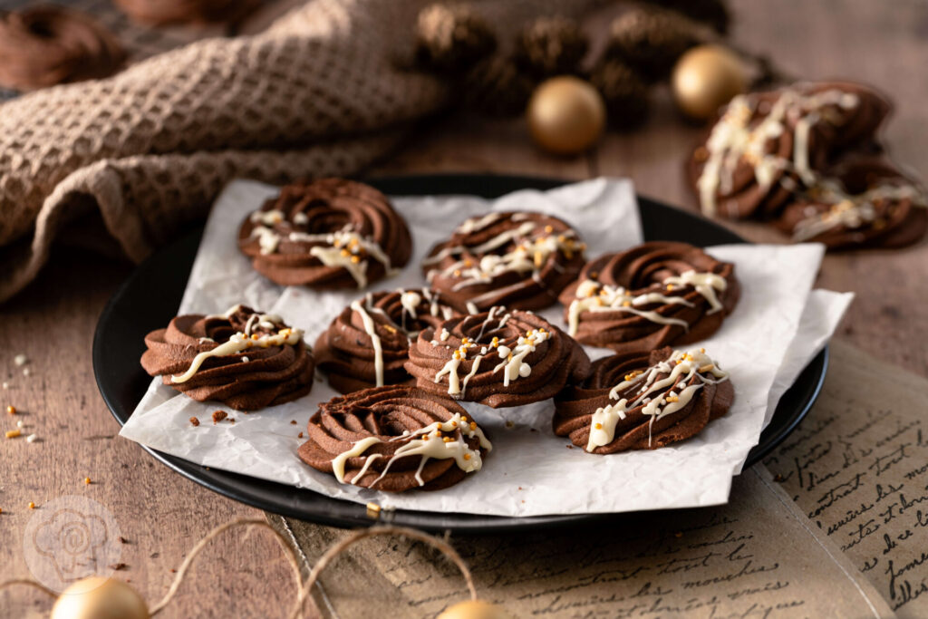 Spritzgebäck mit Espresso ohne Fleischwolf - Spritzgebäck Spritzbeutel