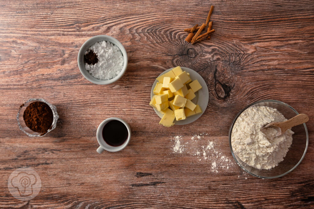 Spritzgebäck mit Espresso ohne Fleischwolf - Spritzgebäck Spritzbeutel - Zutaten