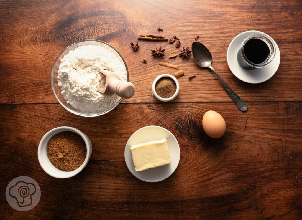 Kranz aus Lebkuchen Cookies - Zutaten