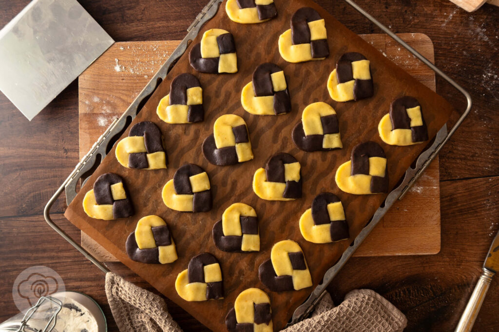 Geflochtene Herzen - Schackrutor 19 Geflochtene Herzen - Schackrutor - Zubereitung