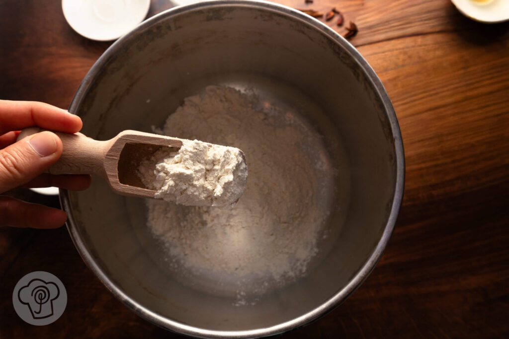 Kranz aus Lebkuchen Cookies - Zubereitung