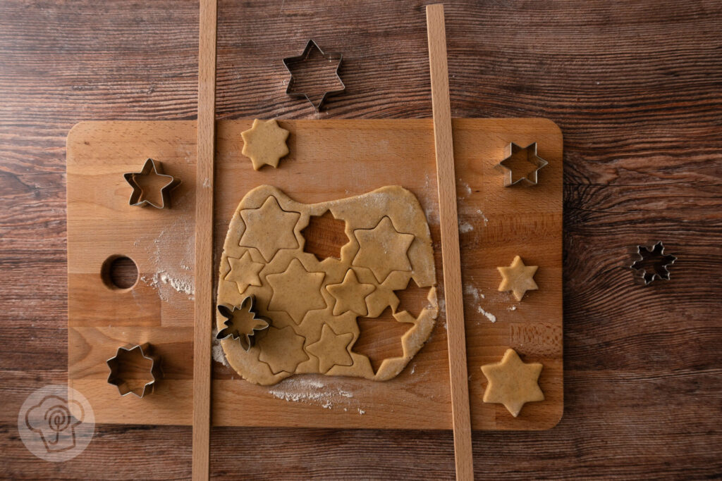 Kranz aus Lebkuchen Cookies - Zubereitung