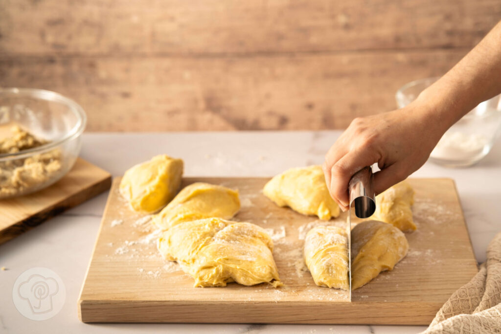 Böhmische Kolatschen mit Äpfeln und Streuseln - Zubereitung