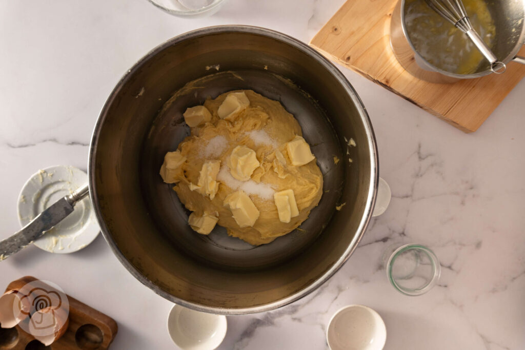 Böhmische Kolatschen mit Äpfeln und Streuseln - Zubereitung