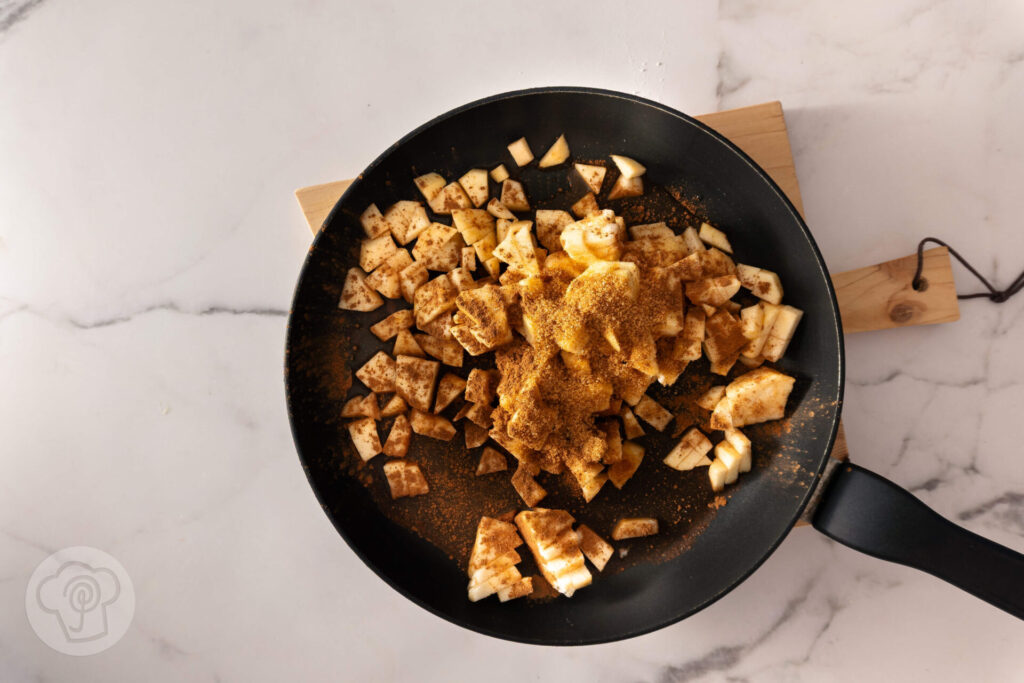 Böhmische Kolatschen mit Äpfeln und Streuseln - Zubereitung