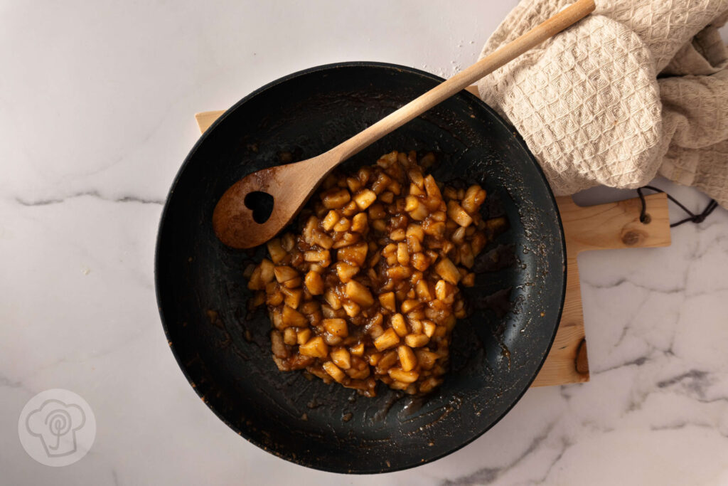 Böhmische Kolatschen mit Äpfeln und Streuseln - Zubereitung