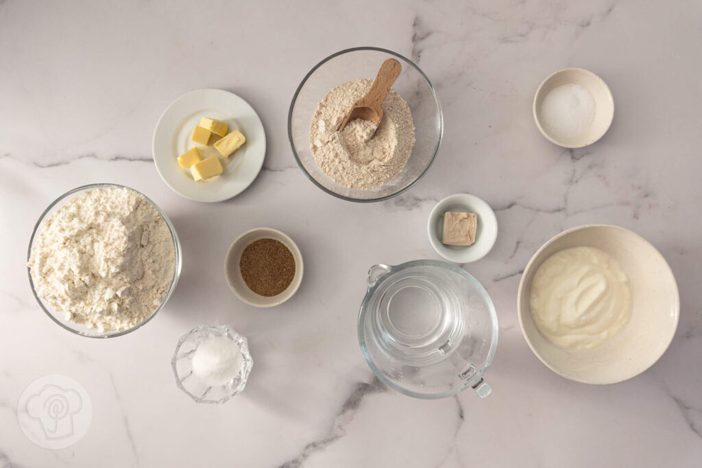 Schnelle Sesamhörnchen - Zutaten