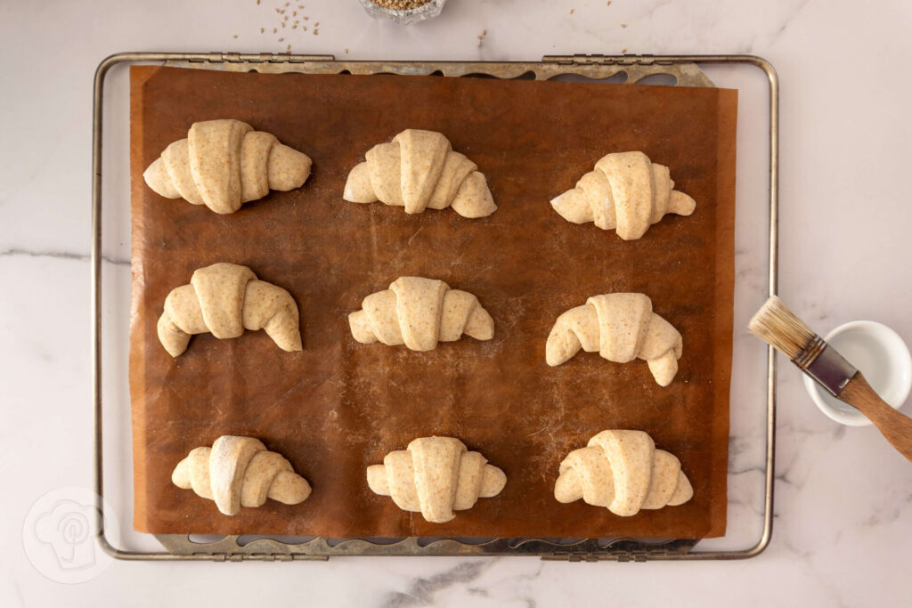 Schnelle Sesamhörnchen - Zubereitung