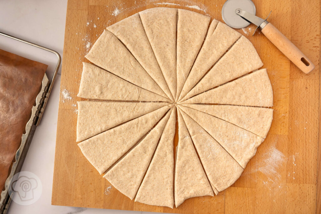 Schnelle Sesamhörnchen - Zubereitung