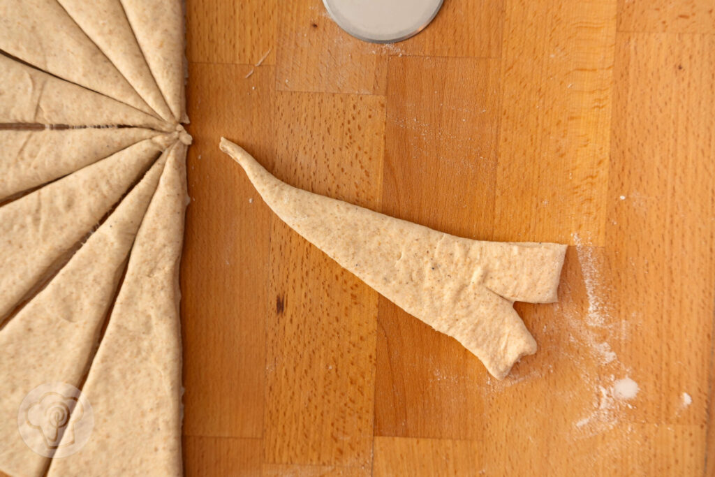 Schnelle Sesamhörnchen - Zubereitung