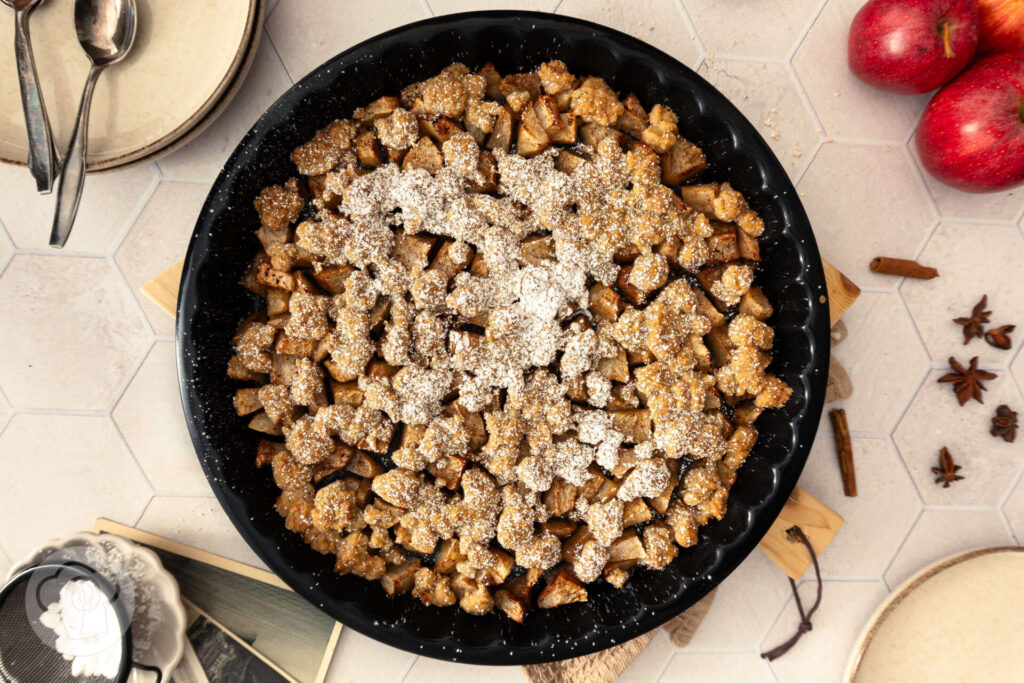 Veganer Apple Crumble