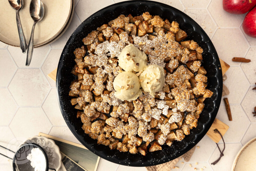 Veganer Apple Crumble