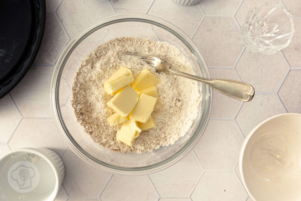 Veganer Apple Crumble - Zubereitung