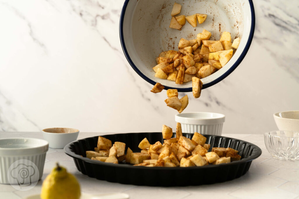 Veganer Apple Crumble - Zubereitung