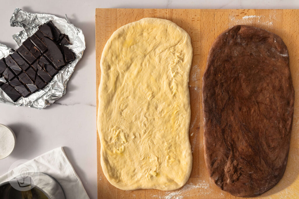 Weiche Schokorollen - Zubereitung