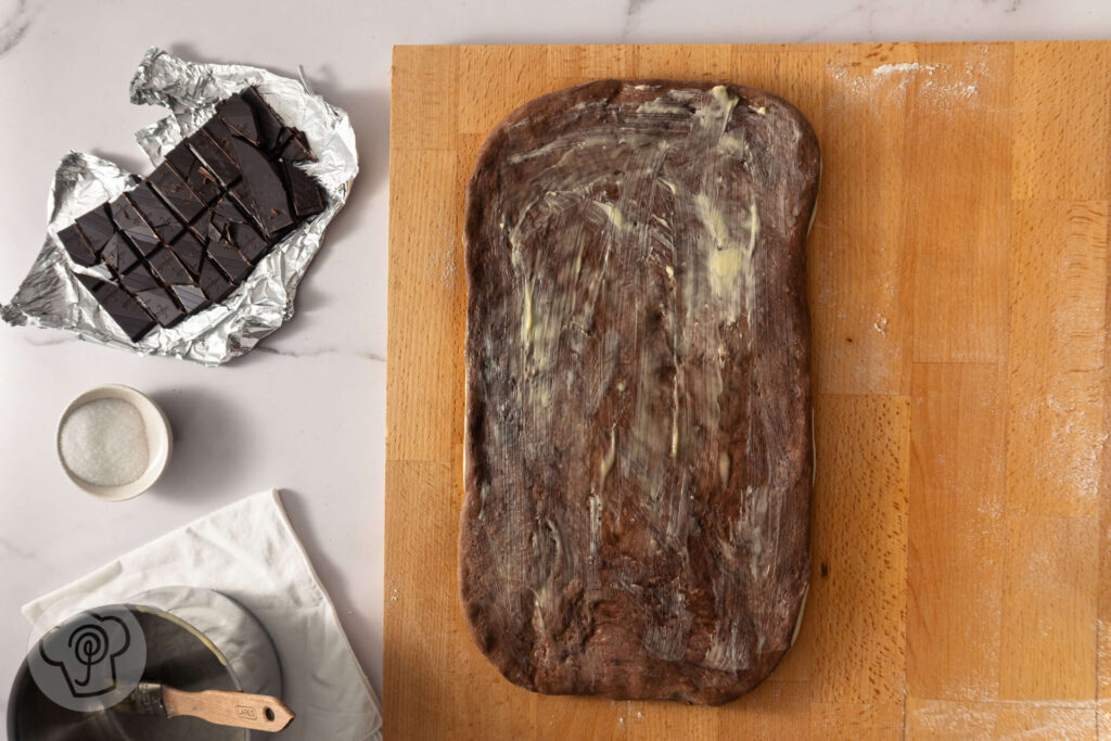 Weiche Schokorollen - Zubereitung