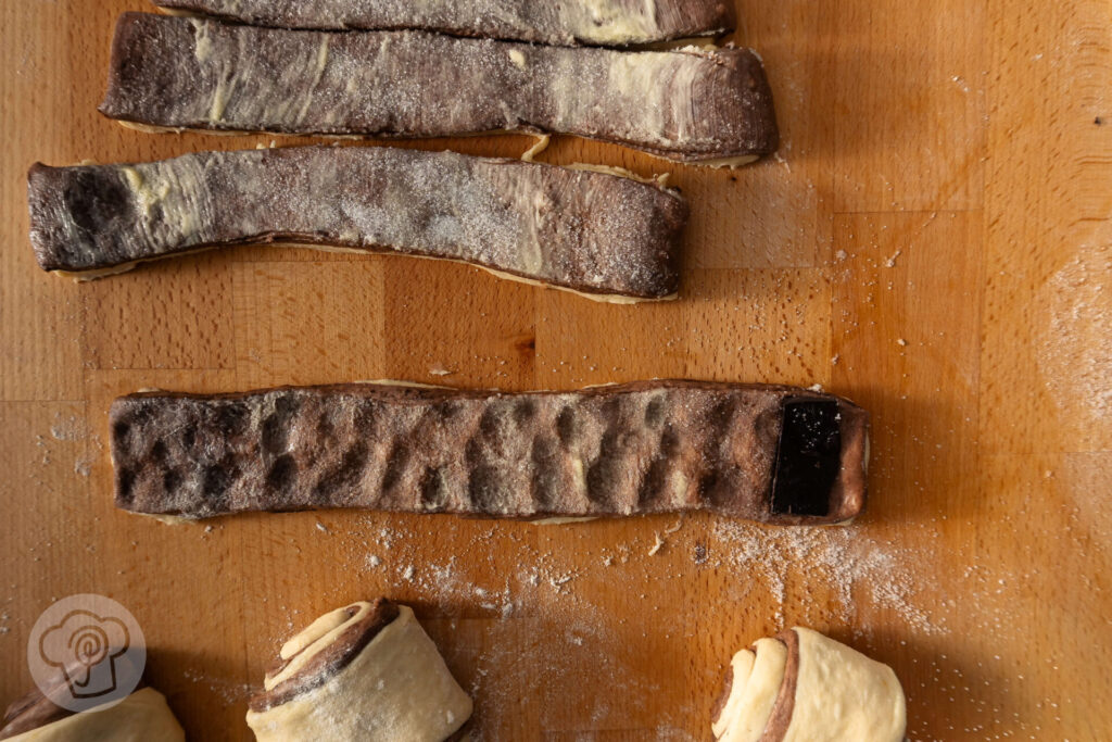 Weiche Schokorollen - Zubereitung