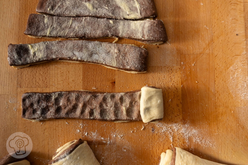 Weiche Schokorollen - Zubereitung