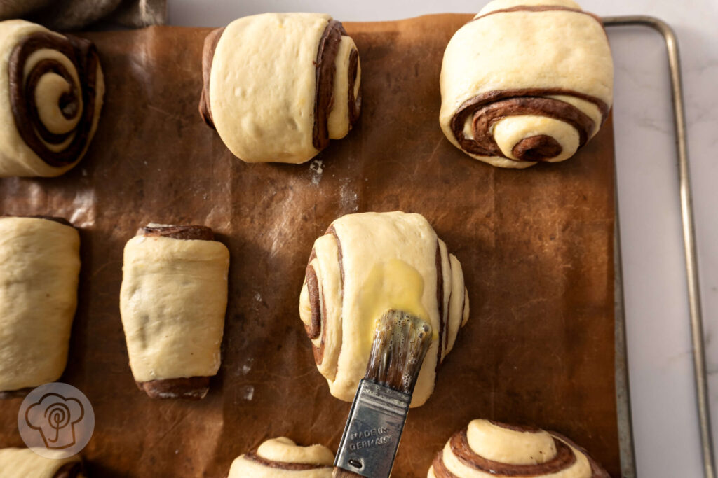 Weiche Schokorollen - Zubereitung