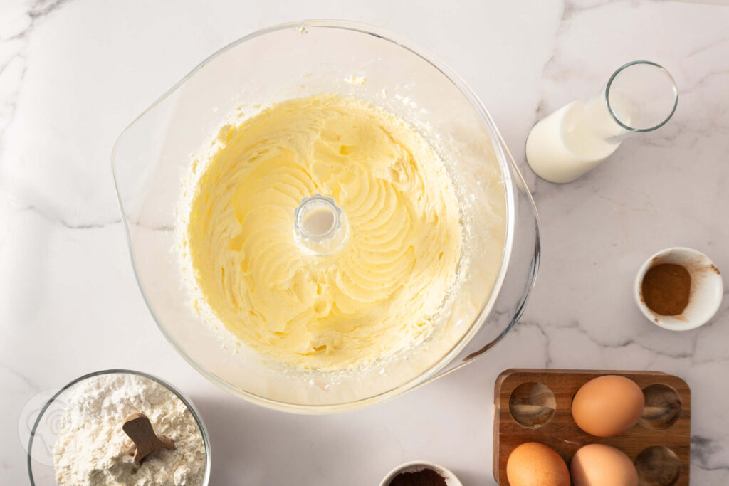 Zimt Marmorkuchen aus der Kastenform- Zubereitung