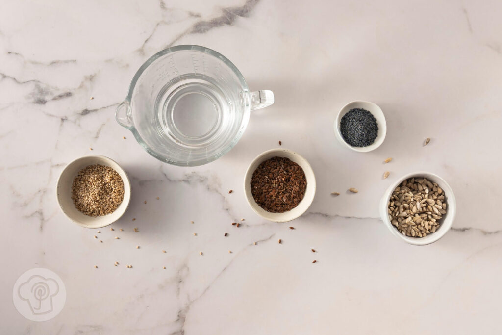 Baguette mit Saaten 3 Baguette mit Saaten - Zutaten