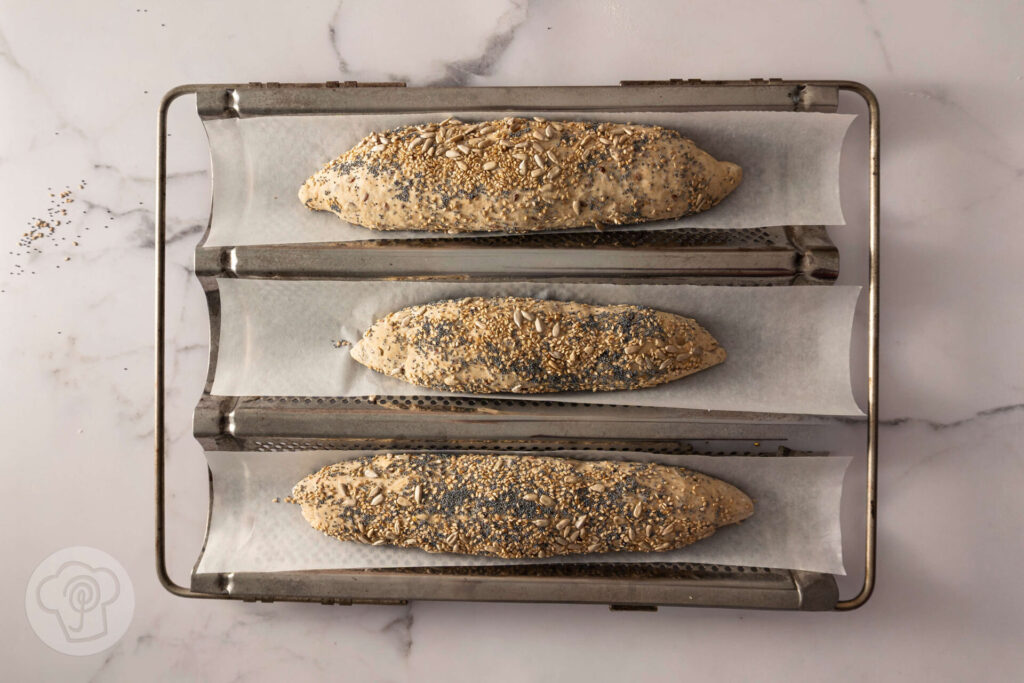 Baguette mit Saaten 13 Baguette mit Saaten - Zubereitung