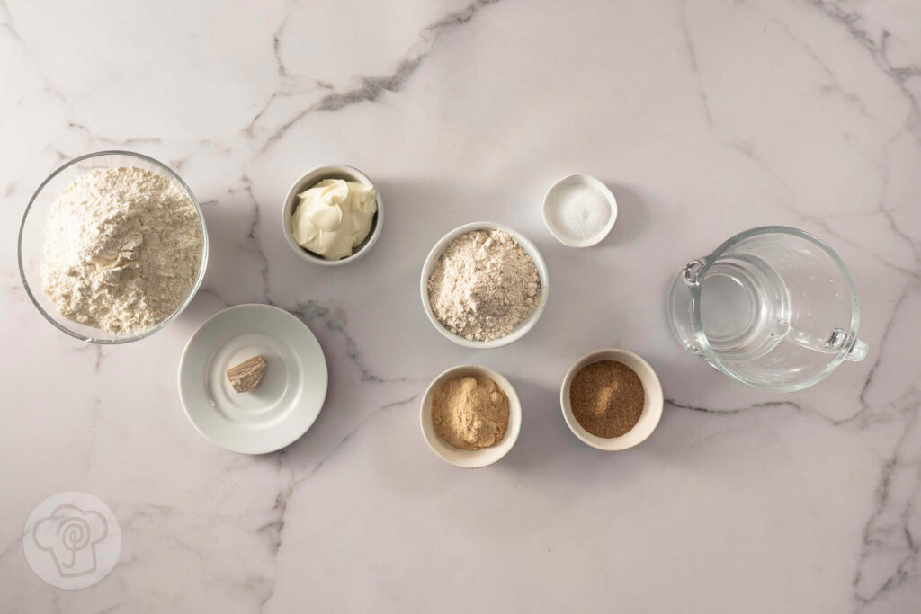 Baguette mit Saaten 4 Baguette mit Saaten - Zutaten