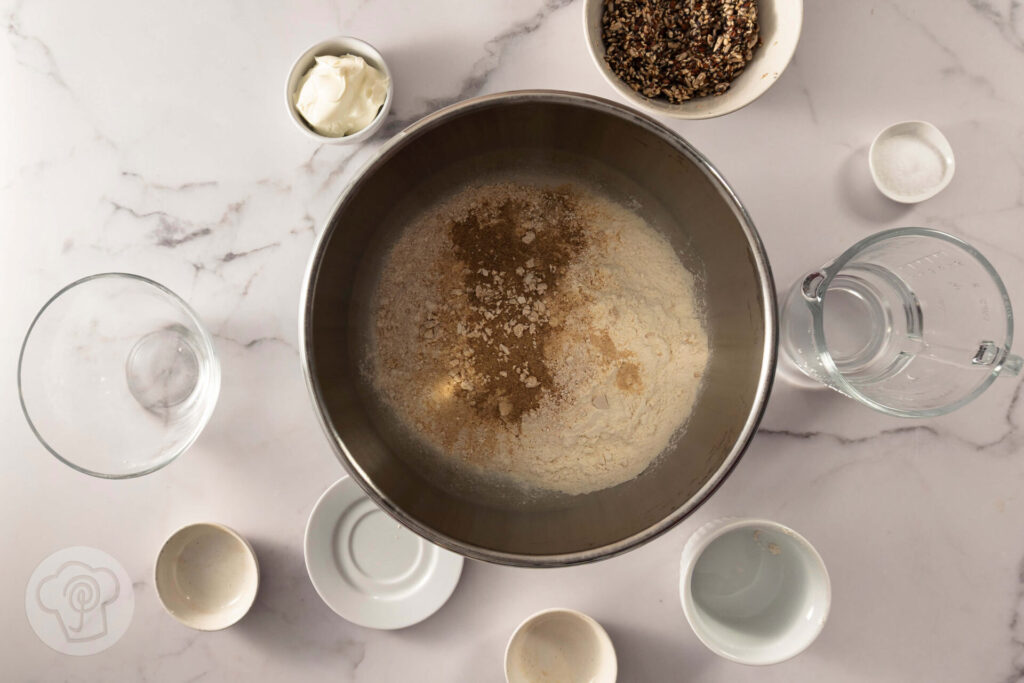 Baguette mit Saaten 7 Baguette mit Saaten - Zubereitung