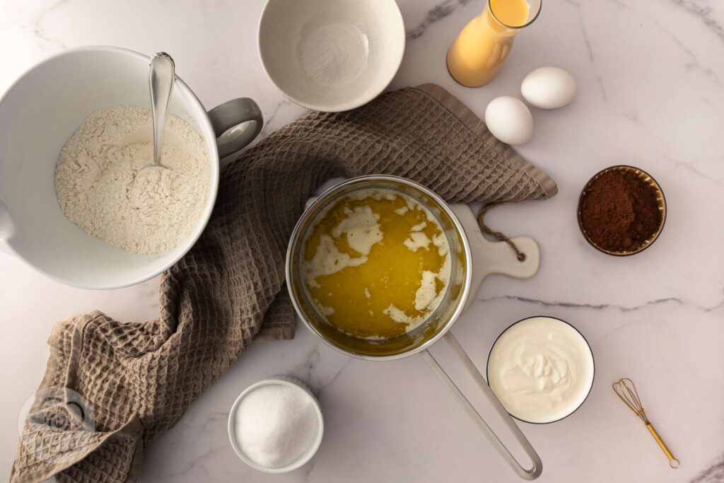 Eierlikörkuchen mit Schokolade 6 Eierlikörkuchen mit Schokolade - Zubereitung