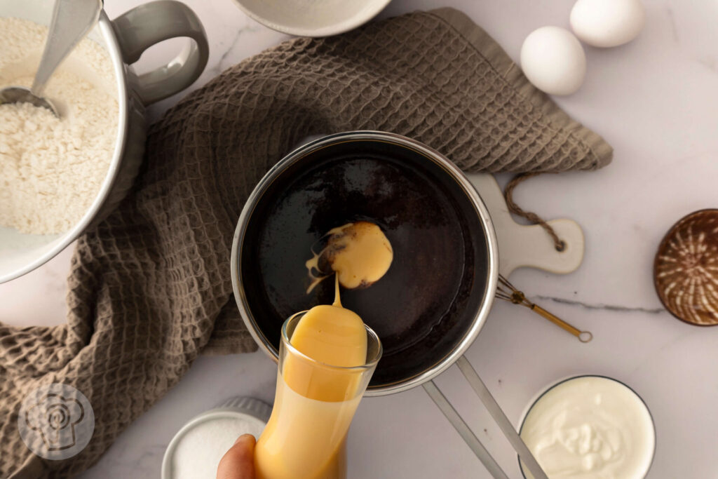 Eierlikörkuchen mit Schokolade 7 Eierlikörkuchen mit Schokolade - Zubereitung