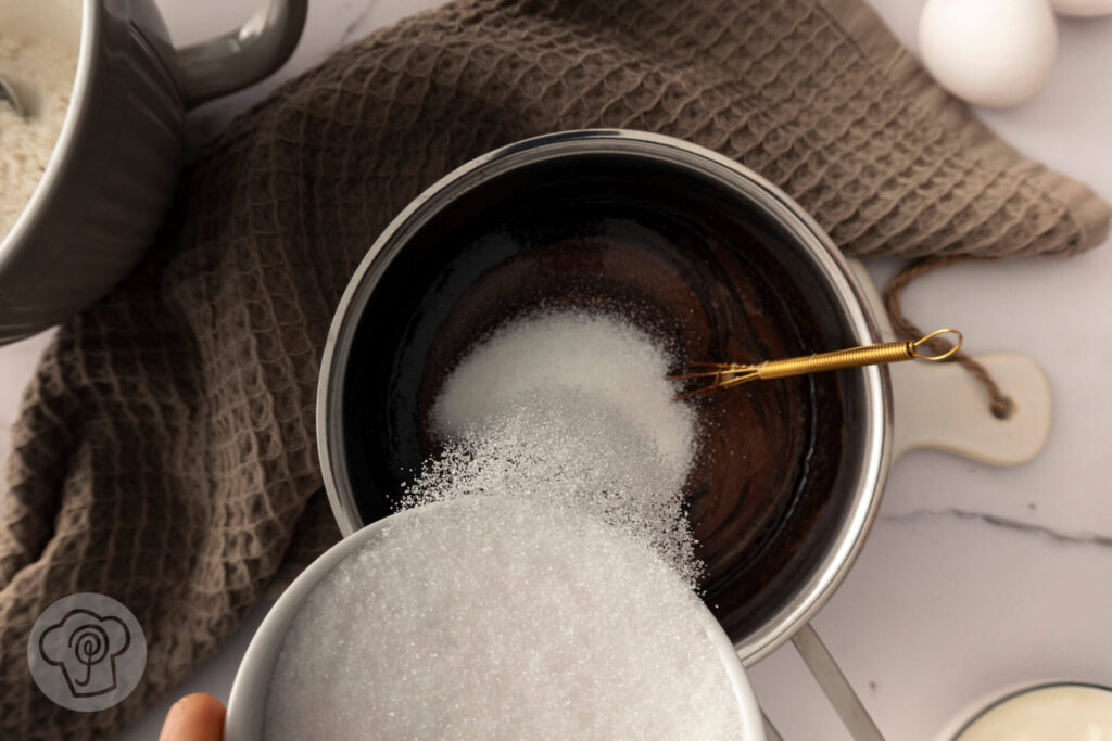 Eierlikörkuchen mit Schokolade 8 Eierlikörkuchen mit Schokolade - Zubereitung