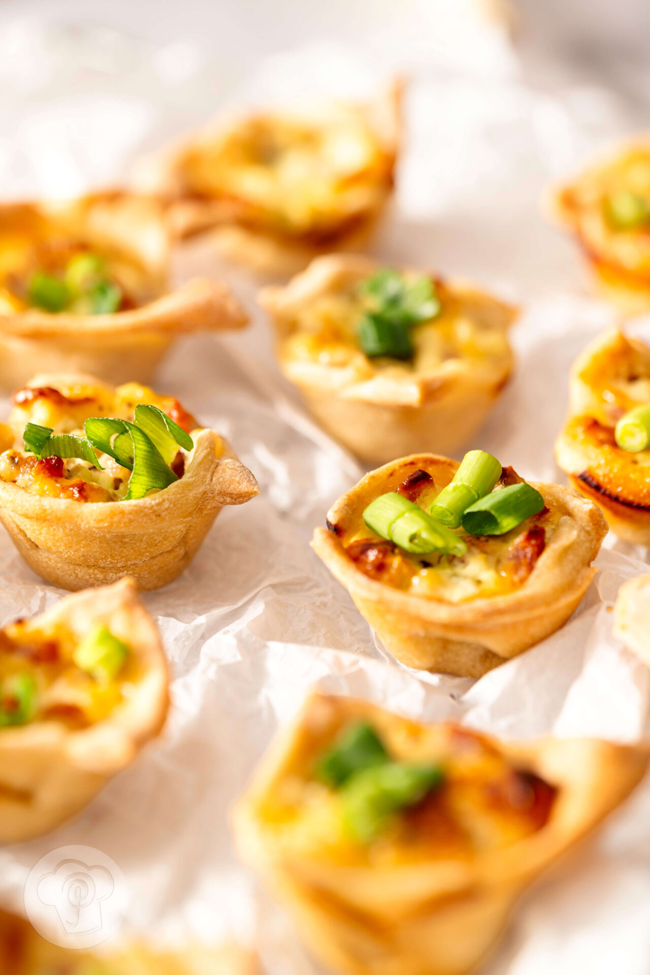 Mini-Flammkuchen-Muffins – schnelles Fingerfood aus dem Ofen 2 Mini-Flammkuchen-Muffins