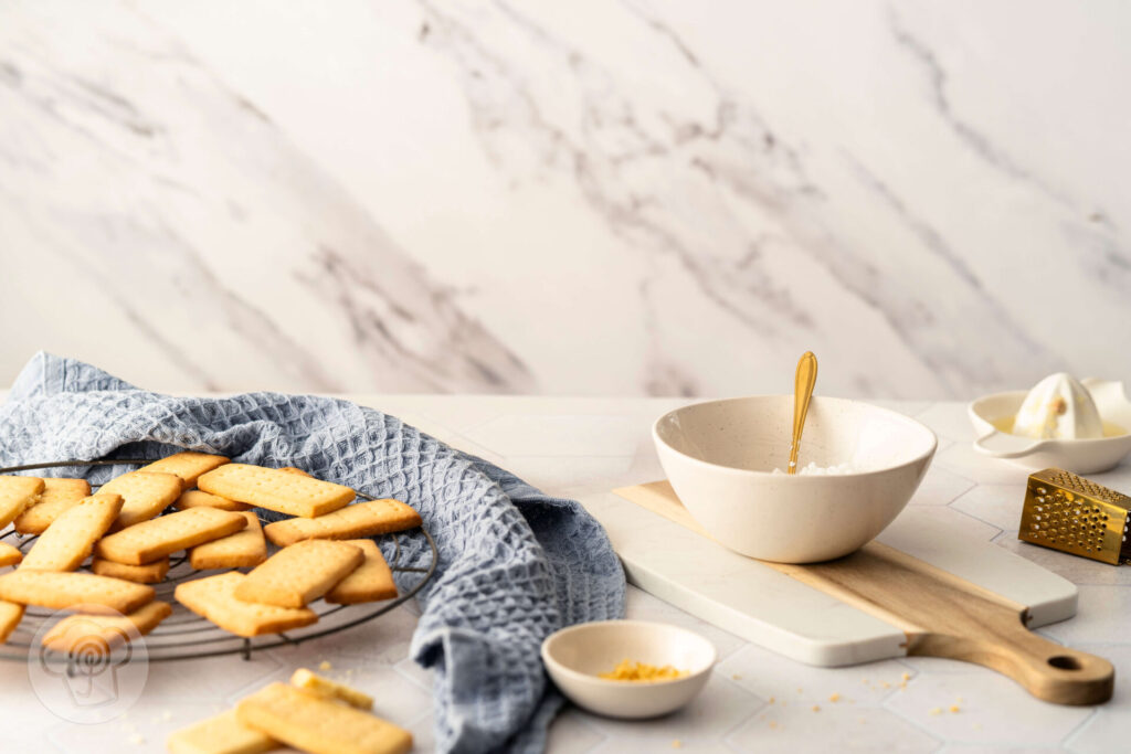 Lemon Shortbread - Zitronen Shortbread - Zubereitung