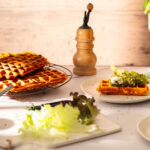 Herzhafte Pizzawaffeln