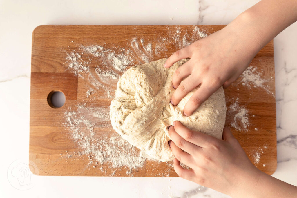 Einfaches Dinkelbrot mit Haferflocken und Saaten - Zubereitung