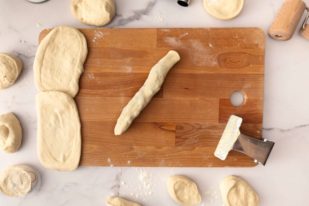 Gefüllte chinesische Milchbrötchen - Zubereitung
