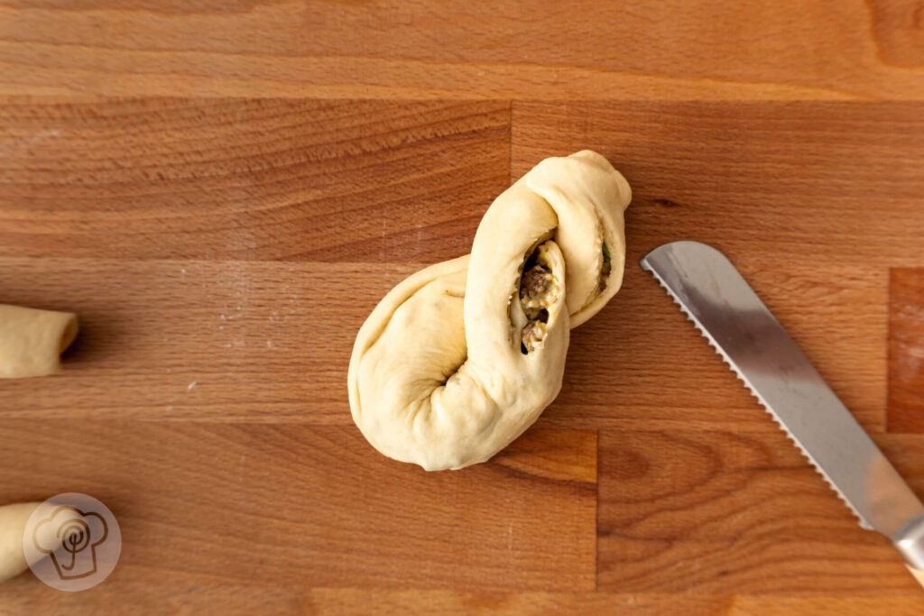 Gefüllte chinesische Milchbrötchen - Zubereitung