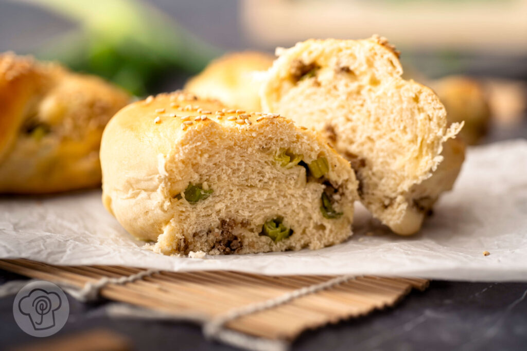 Gefüllte chinesische Milchbrötchen