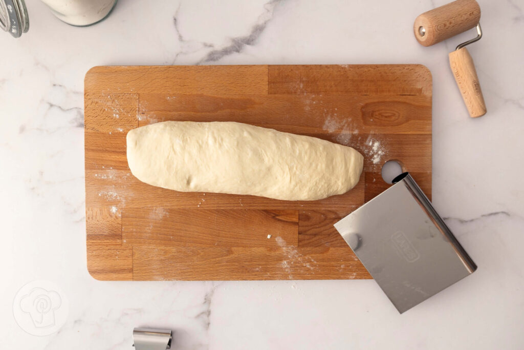 Gefüllte chinesische Milchbrötchen - Zubereitung Hefeteig