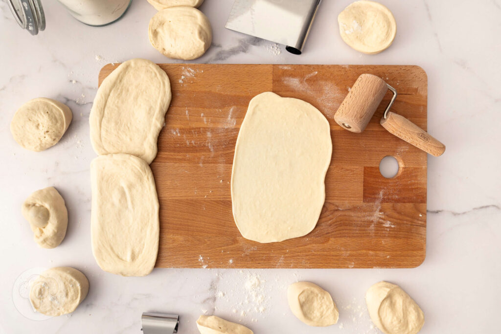 Gefüllte chinesische Milchbrötchen - Zubereitung