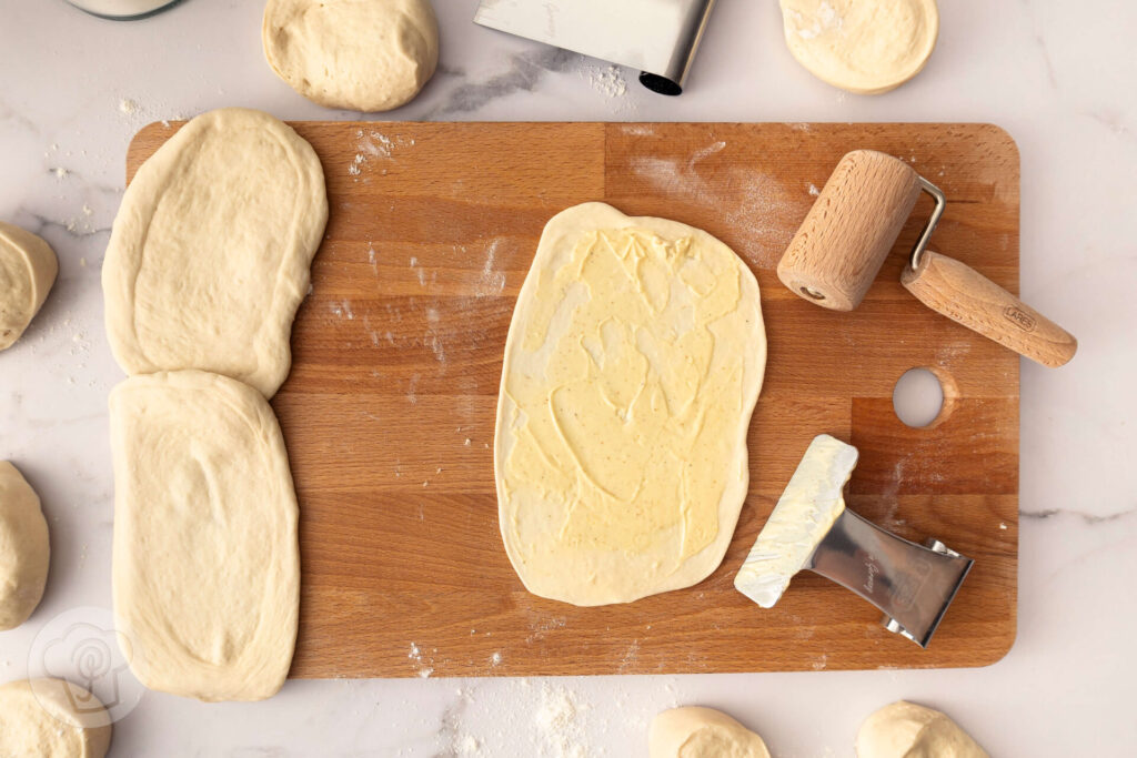 Gefüllte chinesische Milchbrötchen - Zubereitung
