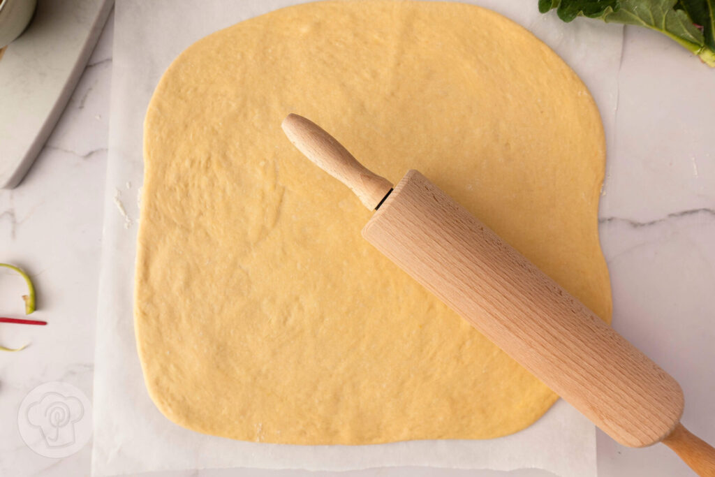 Rhabarber Puddingschnecken - Zubereitung
