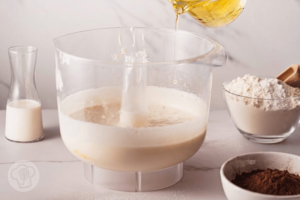 Saftiger Schokoladenkuchen vom Blech - Zubereitung